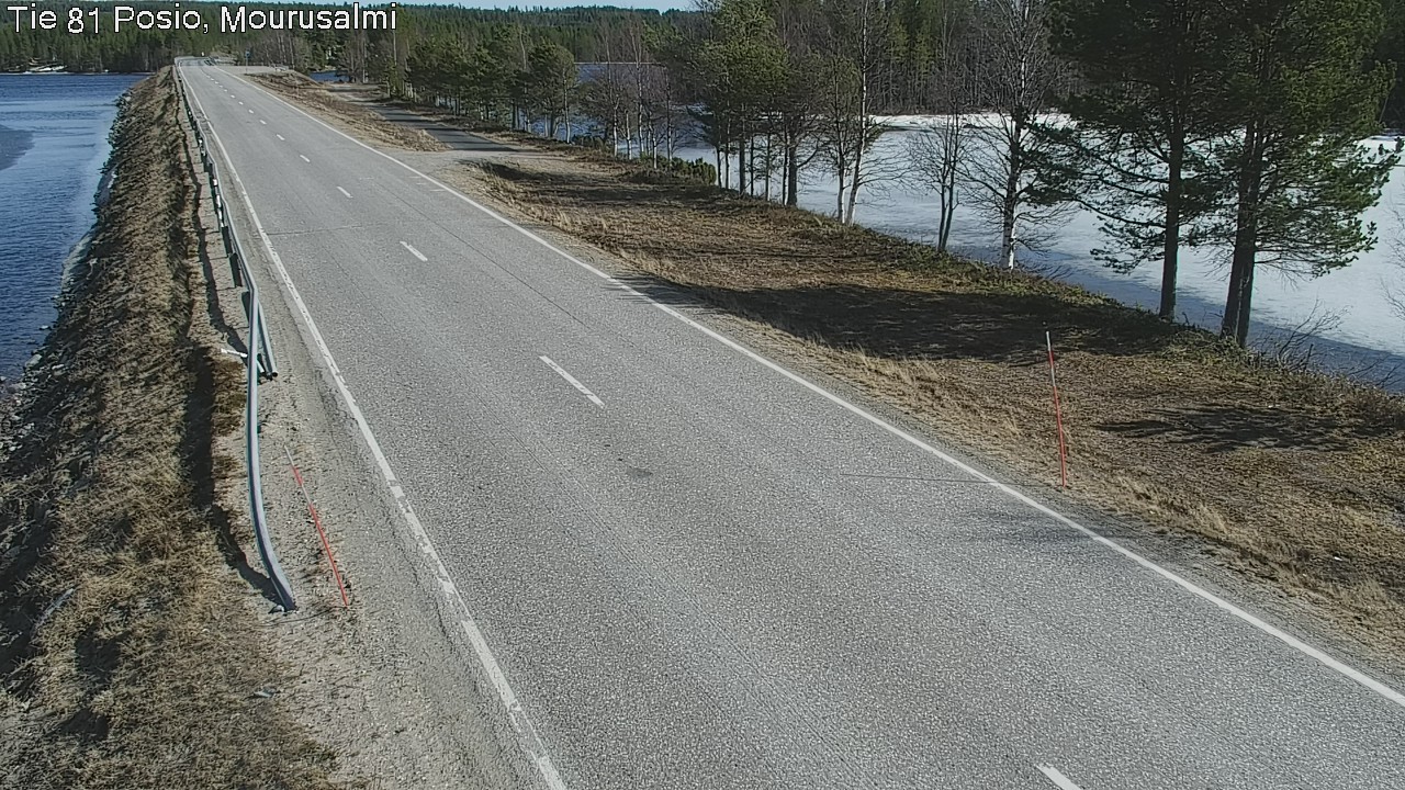 Weather Camera Image Väg 81 Posio, Mourusalmi, Posio, Lappi