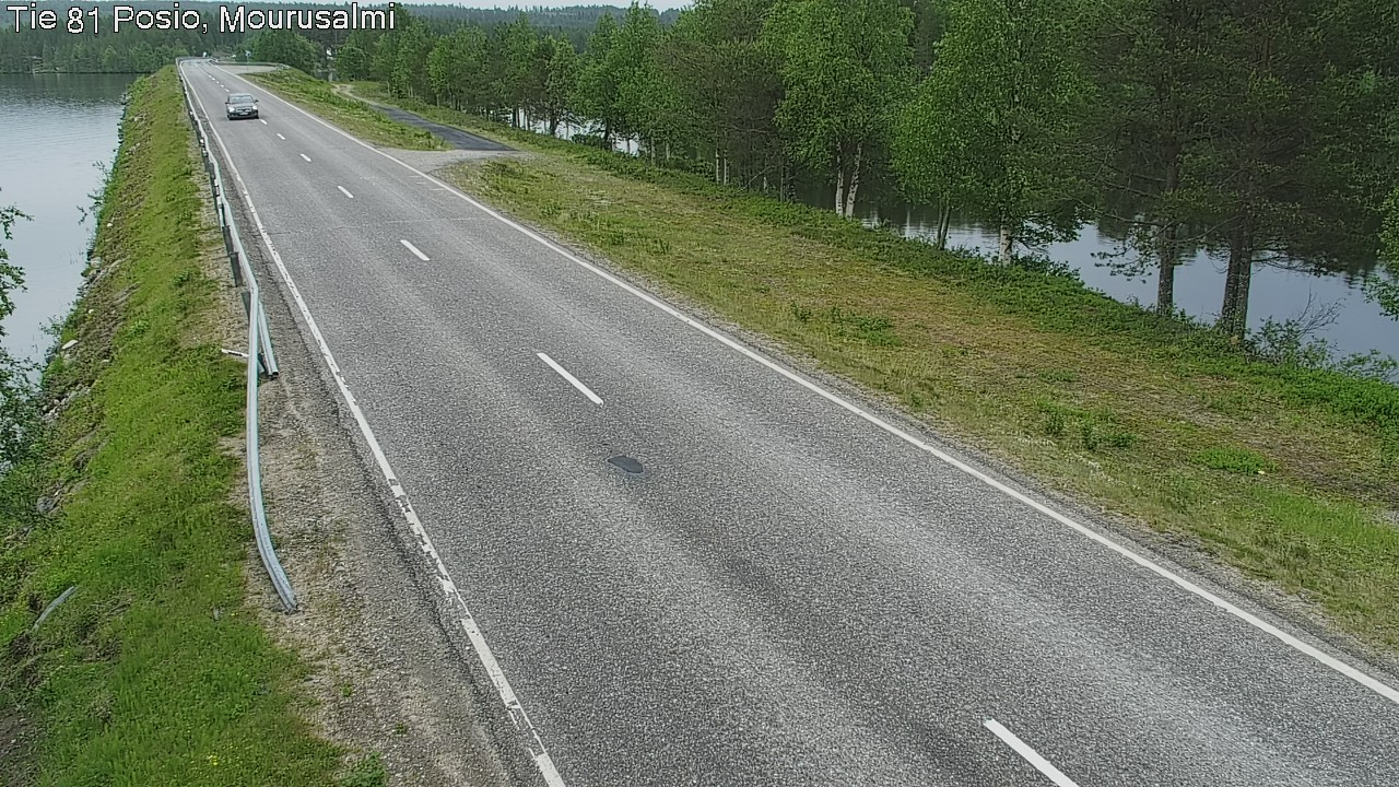 Kelikamerat Kuva Tie 81 Posio, Mourusalmi, Posio, Lappi