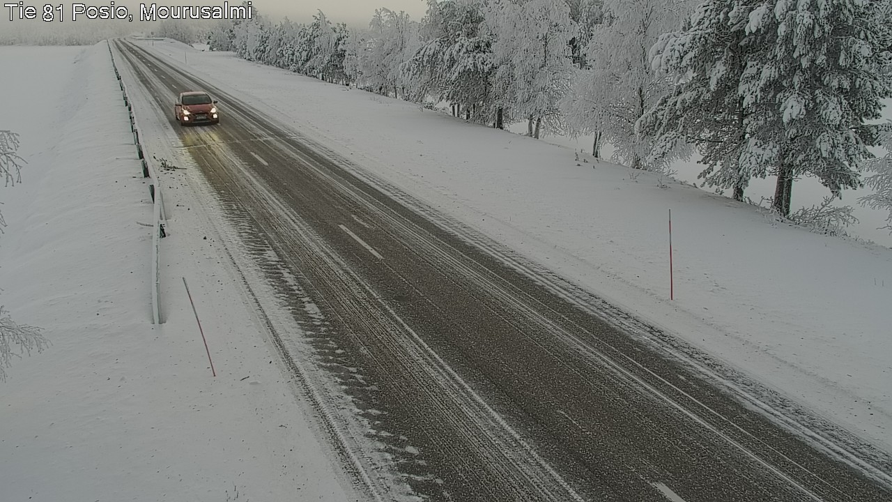 Kelikamerat Kuva Tie 81 Posio, Mourusalmi, Posio, Lappi