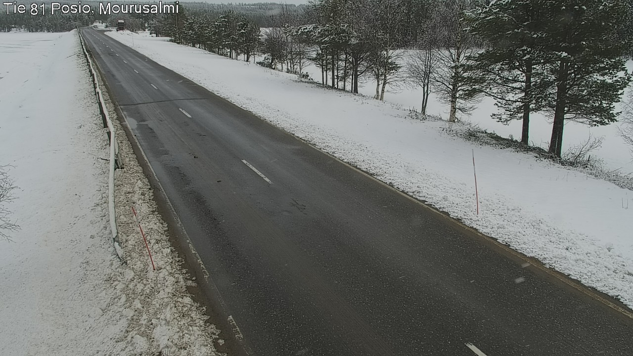 Kelikamerat Kuva Tie 81 Posio, Mourusalmi, Posio, Lappi