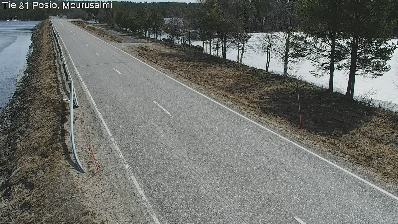 Weather Camera Image Väg 81 Posio, Mourusalmi, Posio, Lappi