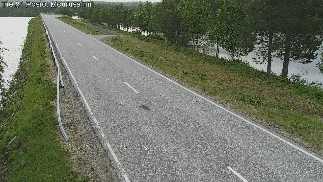 Kelikamerat Kuva Tie 81 Posio, Mourusalmi, Posio, Lappi