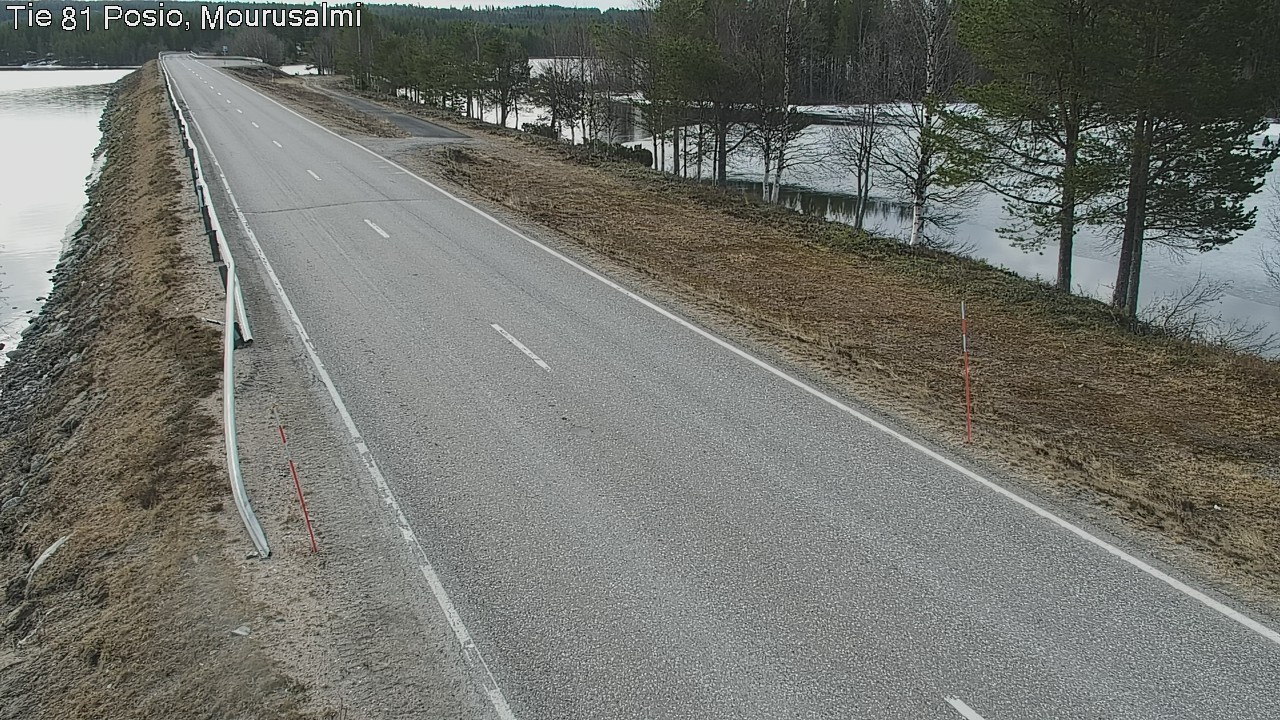 Weather Camera Image Road 81 Posio, Mourusalmi, Posio, Lappi