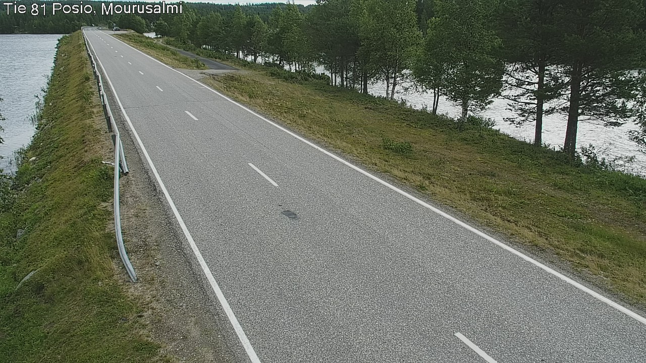 Kelikamerat Kuva Tie 81 Posio, Mourusalmi, Posio, Lappi