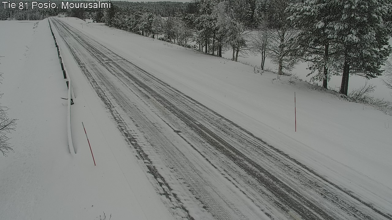 Weather Camera Image Väg 81 Posio, Mourusalmi, Posio, Lappi