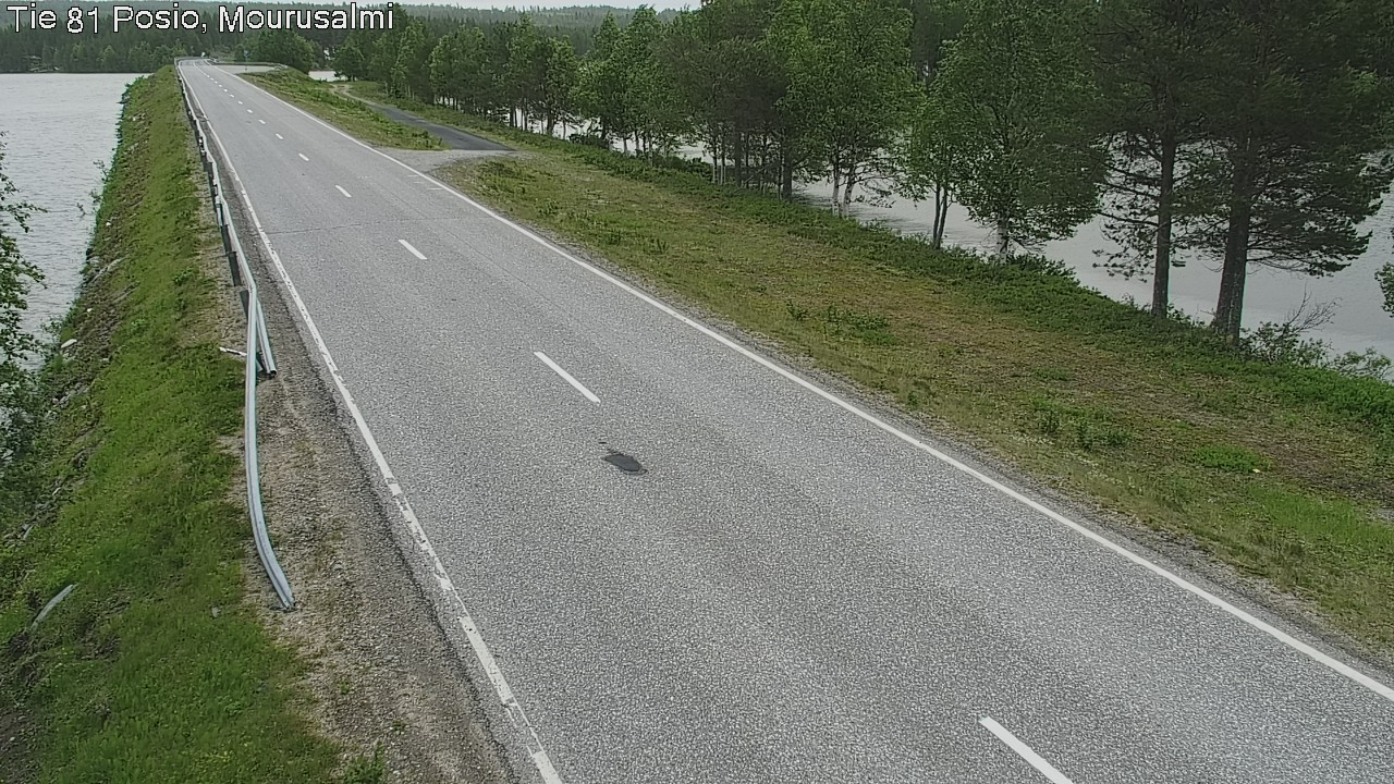 Kelikamerat Kuva Tie 81 Posio, Mourusalmi, Posio, Lappi