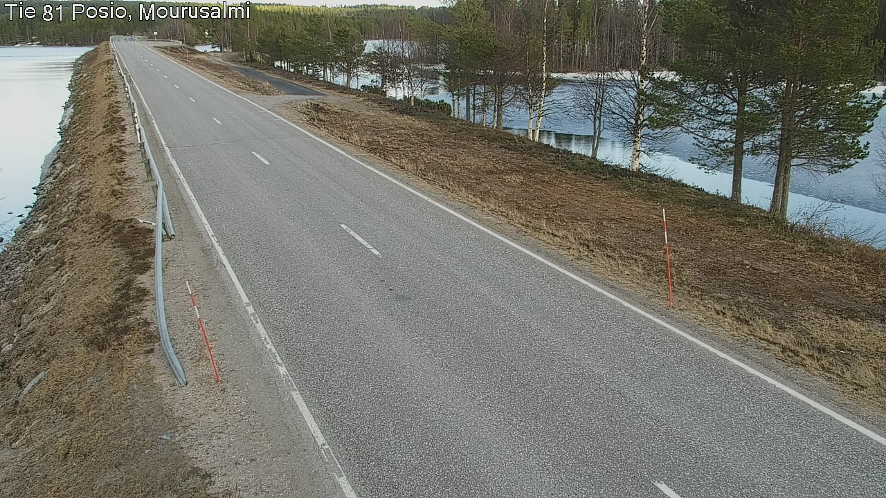 Weather Camera Image Väg 81 Posio, Mourusalmi, Posio, Lappi
