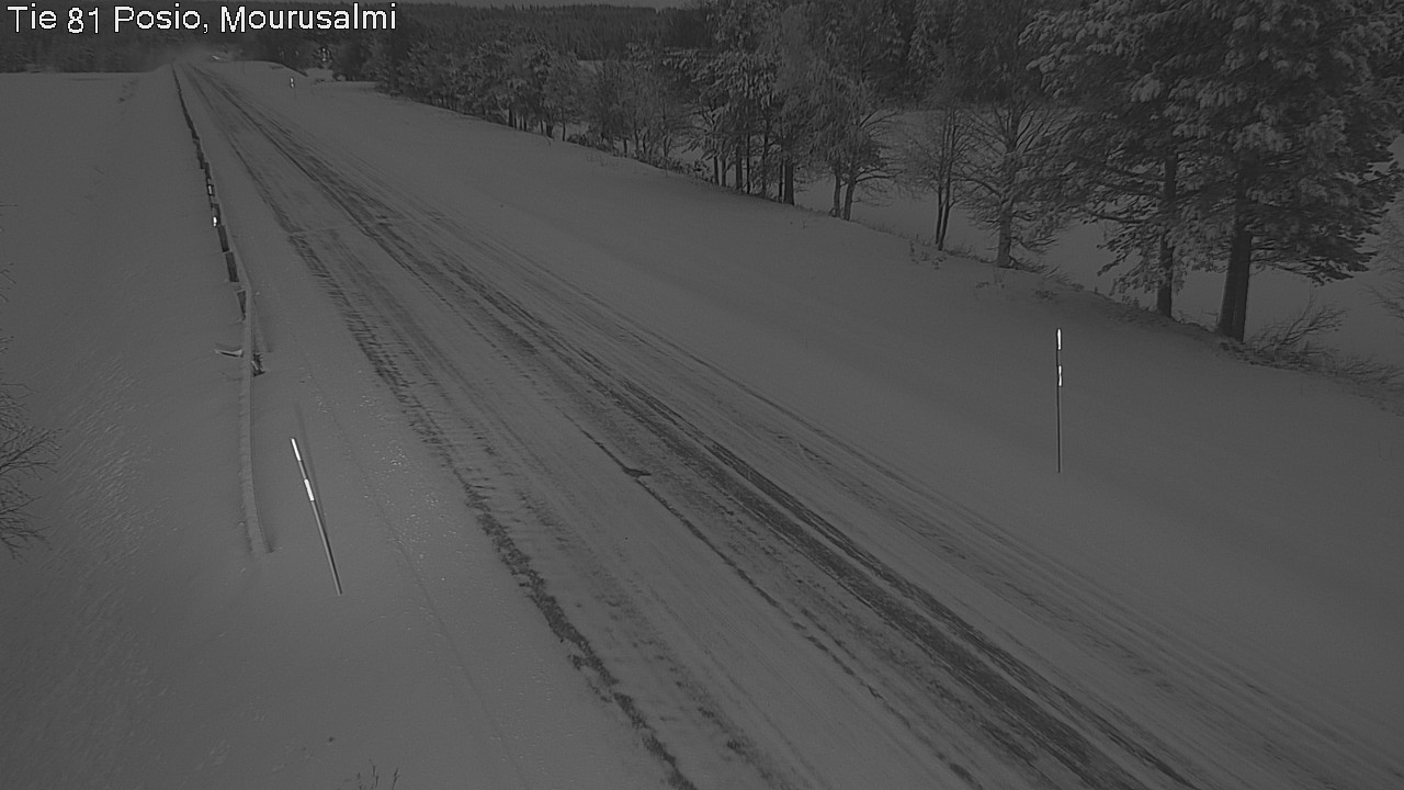 Weather Camera Image Väg 81 Posio, Mourusalmi, Posio, Lappi