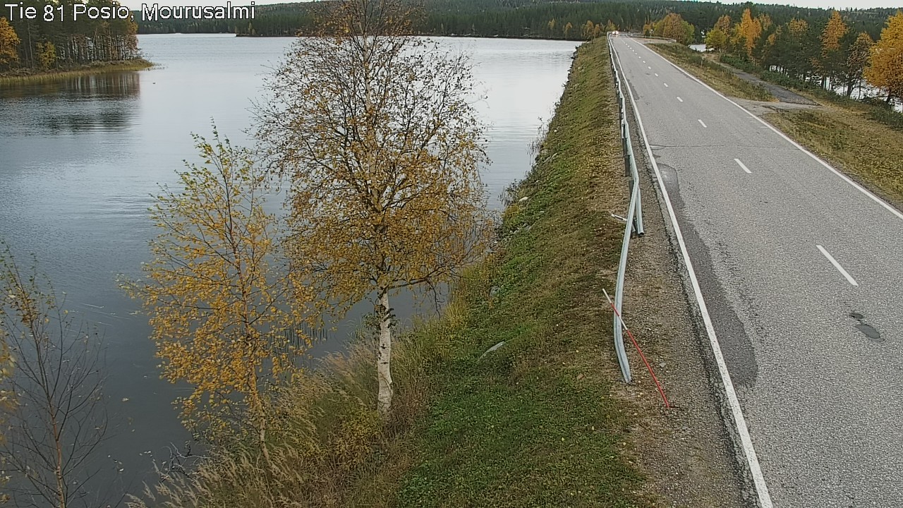 Kelikamerat Kuva Tie 81 Posio, Mourusalmi, Posio, Lappi
