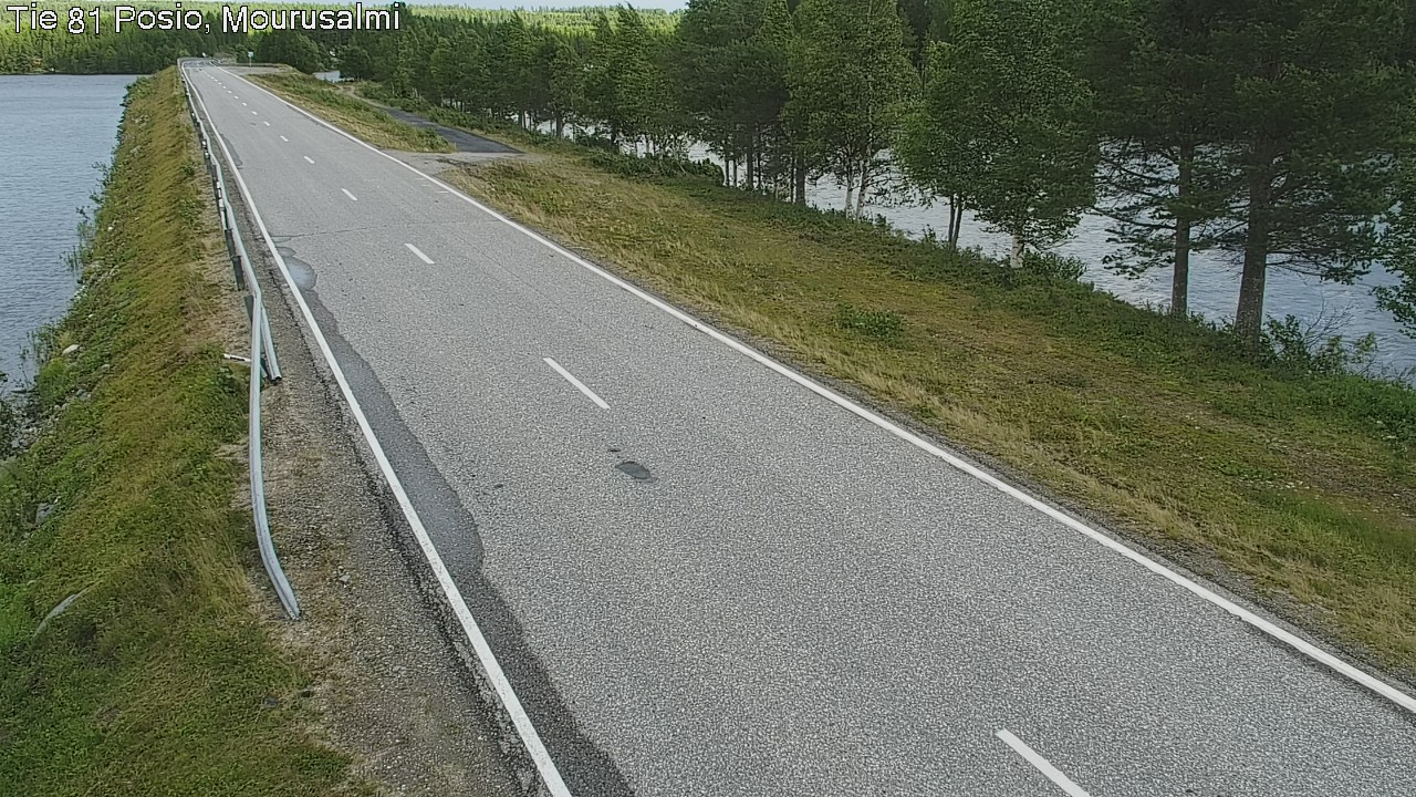 Kelikamerat Kuva Tie 81 Posio, Mourusalmi, Posio, Lappi