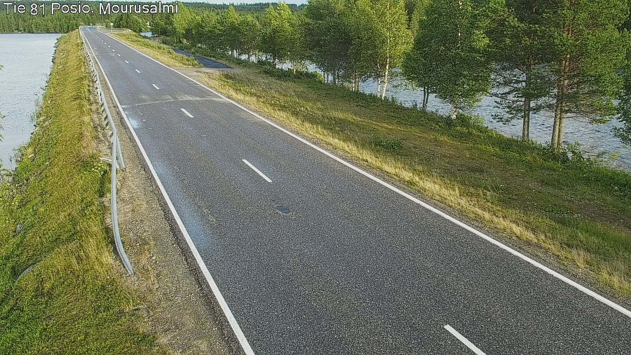 Kelikamerat Kuva Tie 81 Posio, Mourusalmi, Posio, Lappi