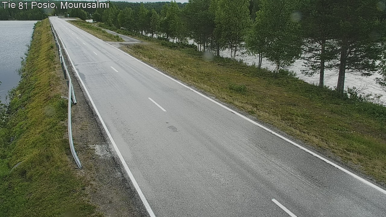 Kelikamerat Kuva Tie 81 Posio, Mourusalmi, Posio, Lappi