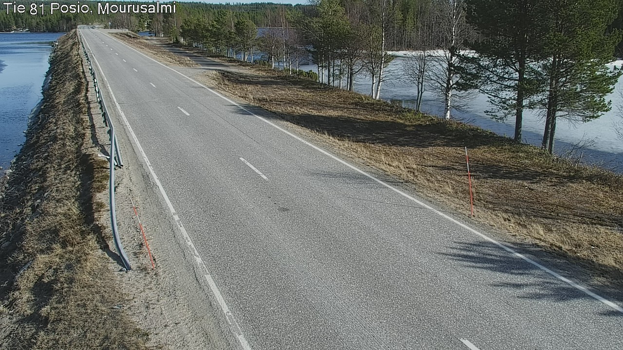Weather Camera Image Väg 81 Posio, Mourusalmi, Posio, Lappi