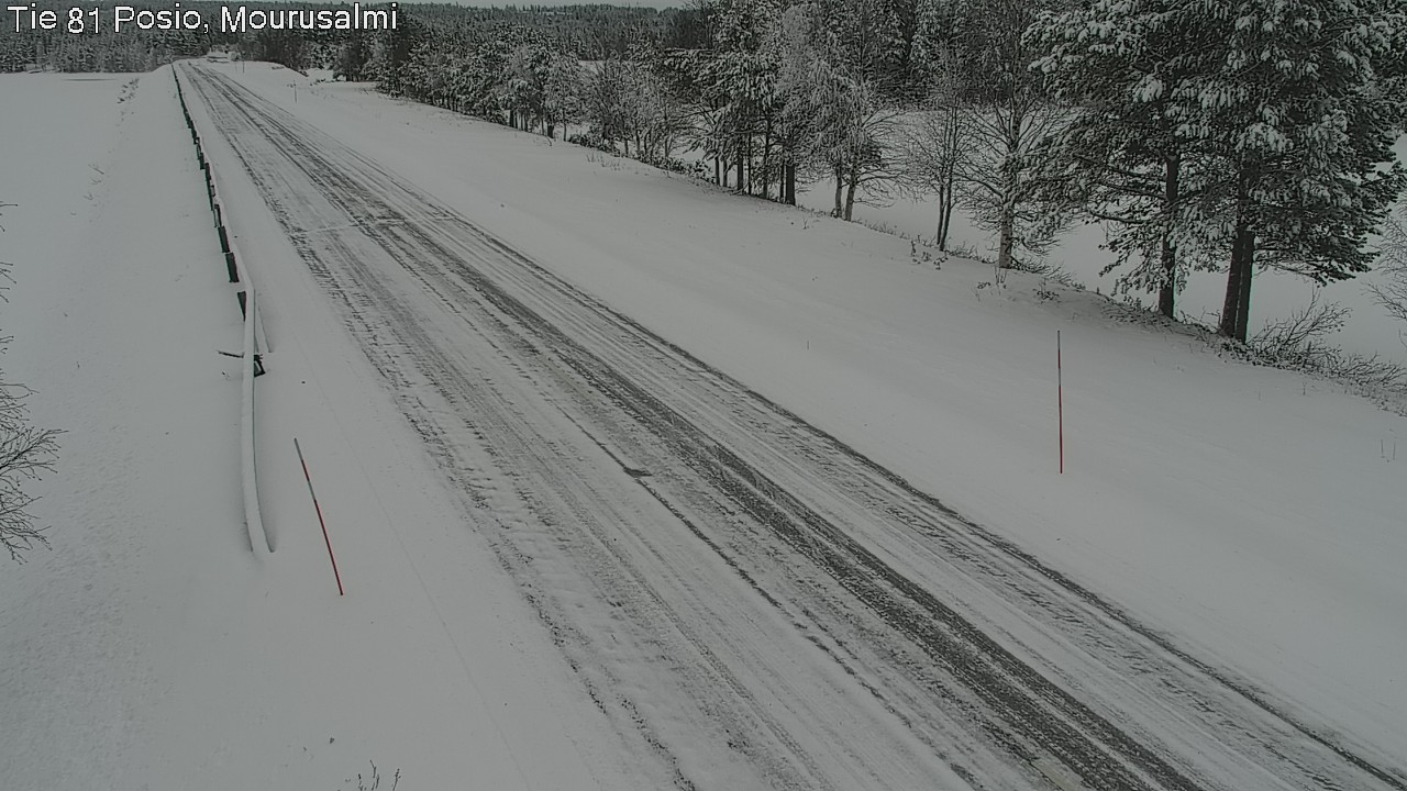 Weather Camera Image Väg 81 Posio, Mourusalmi, Posio, Lappi