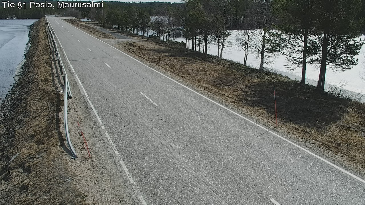 Weather Camera Image Väg 81 Posio, Mourusalmi, Posio, Lappi