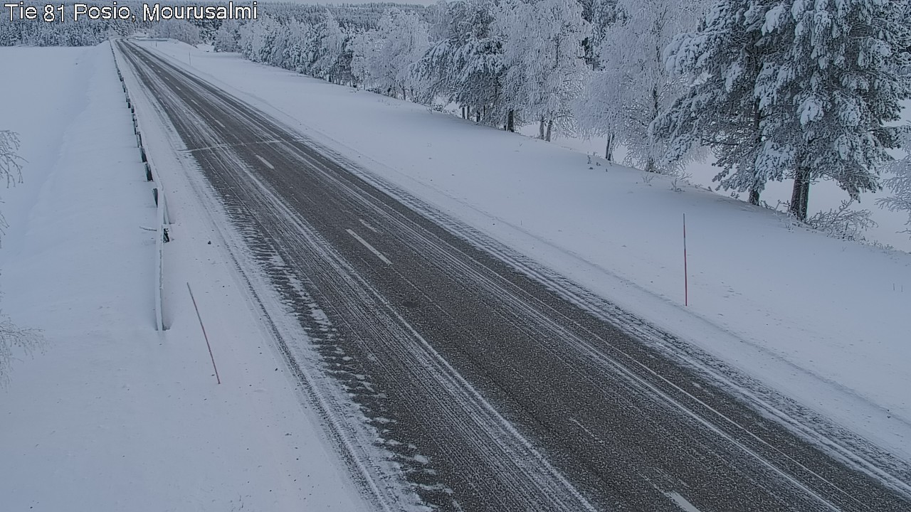 Kelikamerat Kuva Tie 81 Posio, Mourusalmi, Posio, Lappi