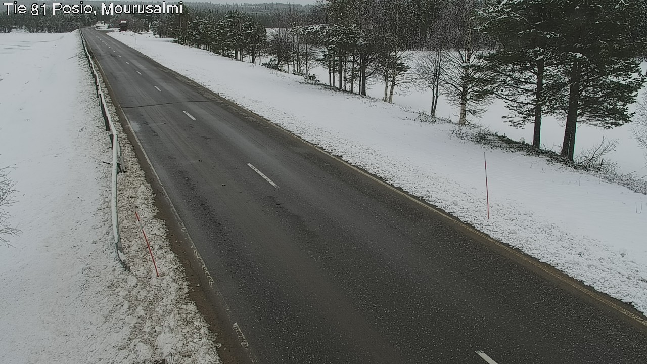 Kelikamerat Kuva Tie 81 Posio, Mourusalmi, Posio, Lappi