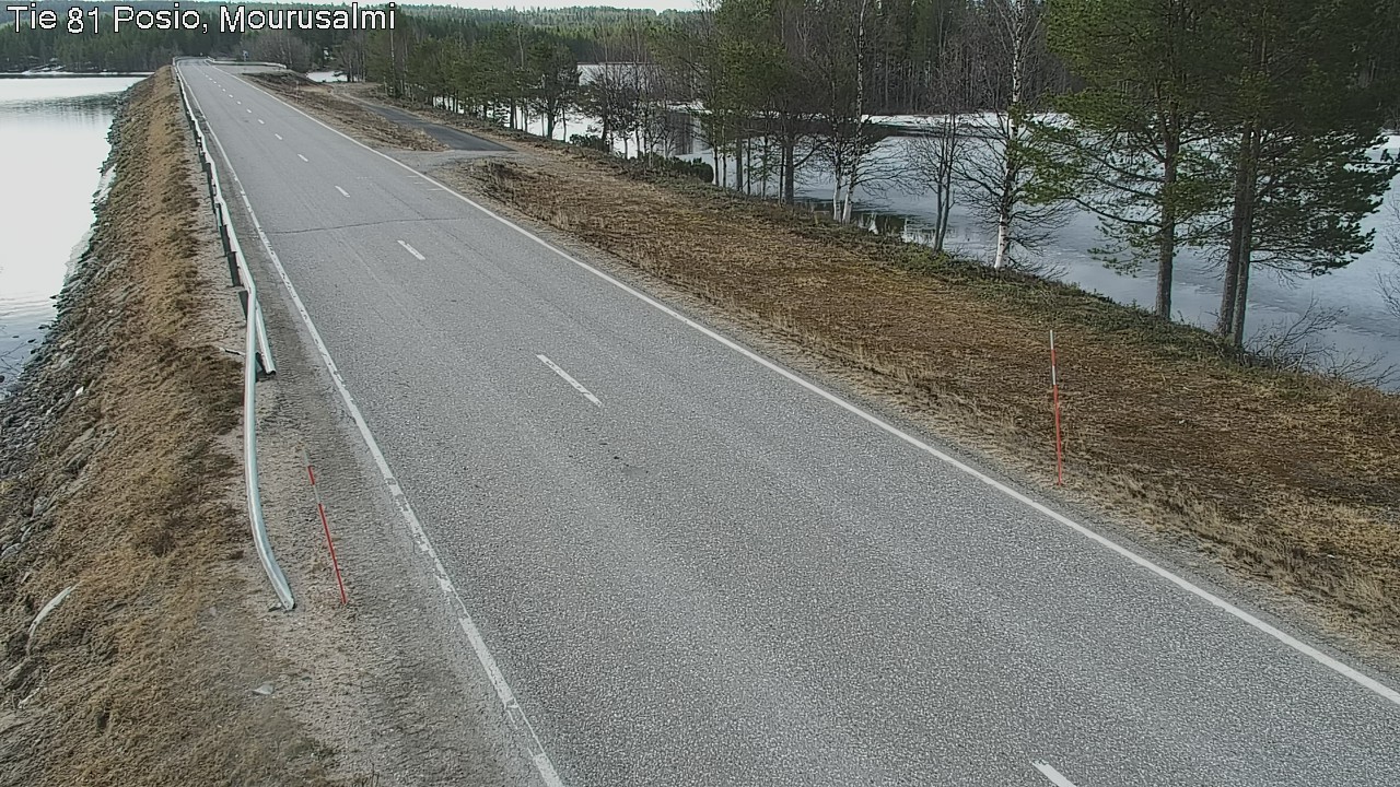Weather Camera Image Road 81 Posio, Mourusalmi, Posio, Lappi