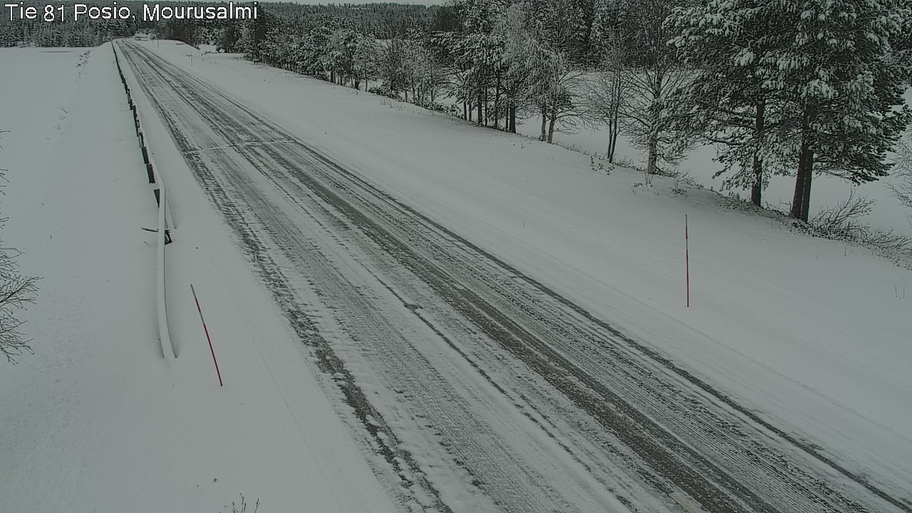Weather Camera Image Väg 81 Posio, Mourusalmi, Posio, Lappi