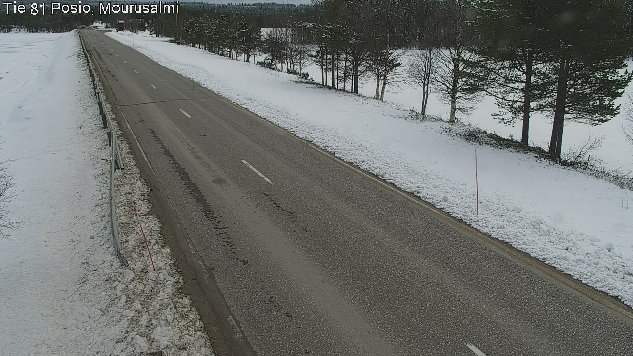 Weather Camera Image Väg 81 Posio, Mourusalmi, Posio, Lappi