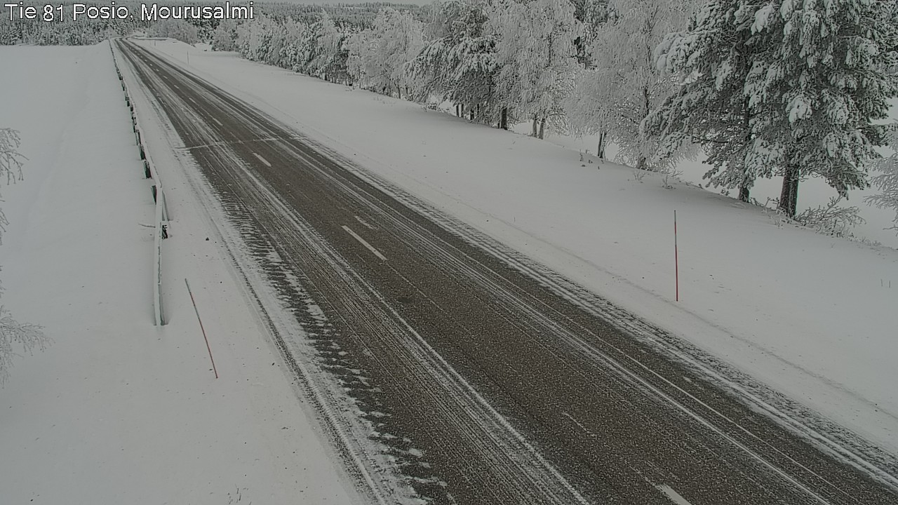 Kelikamerat Kuva Tie 81 Posio, Mourusalmi, Posio, Lappi