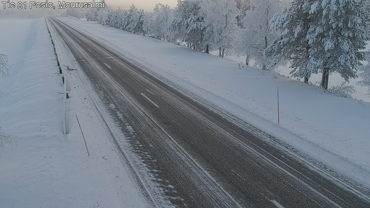 Weather Camera Image Road 81 Posio, Mourusalmi, Posio, Lappi