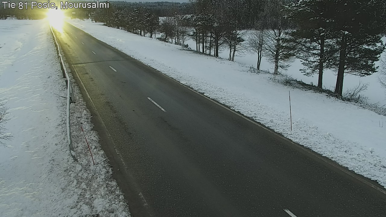 Kelikamerat Kuva Tie 81 Posio, Mourusalmi, Posio, Lappi