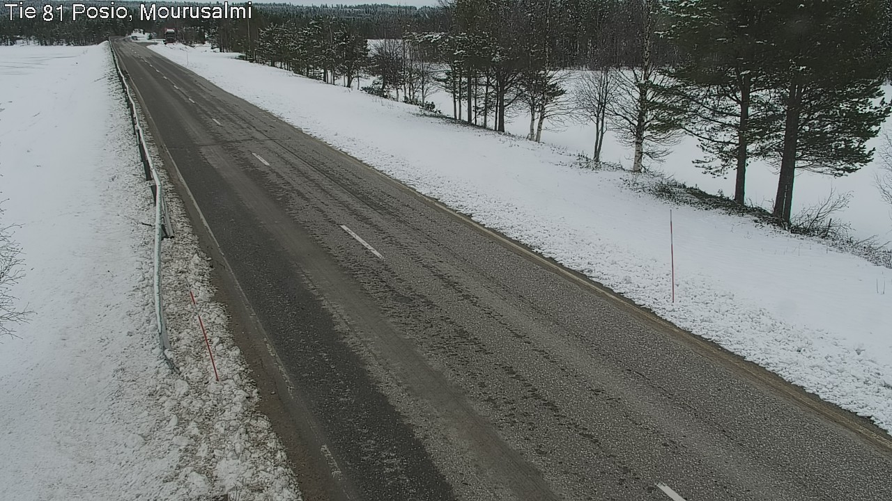 Weather Camera Image Väg 81 Posio, Mourusalmi, Posio, Lappi