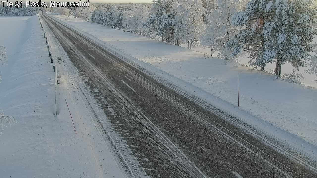 Weather Camera Image Road 81 Posio, Mourusalmi, Posio, Lappi