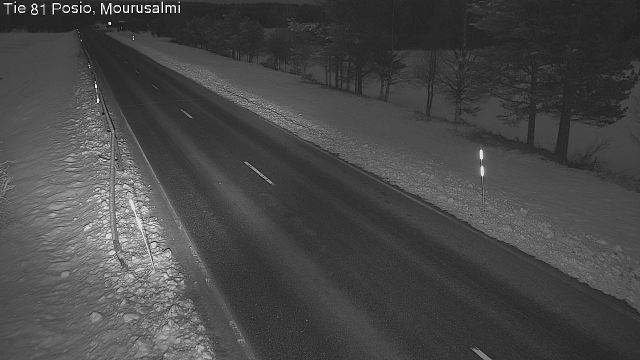 Kelikamerat Kuva Tie 81 Posio, Mourusalmi, Posio, Lappi