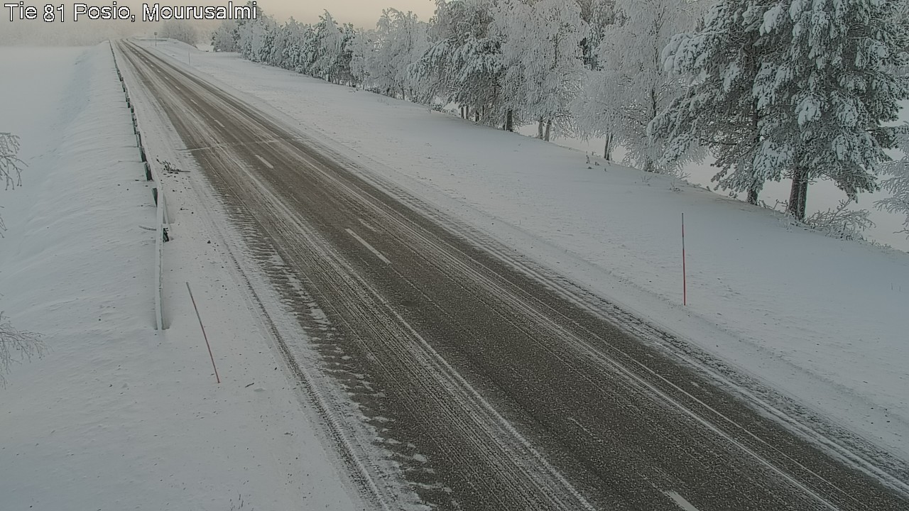 Weather Camera Image Road 81 Posio, Mourusalmi, Posio, Lappi