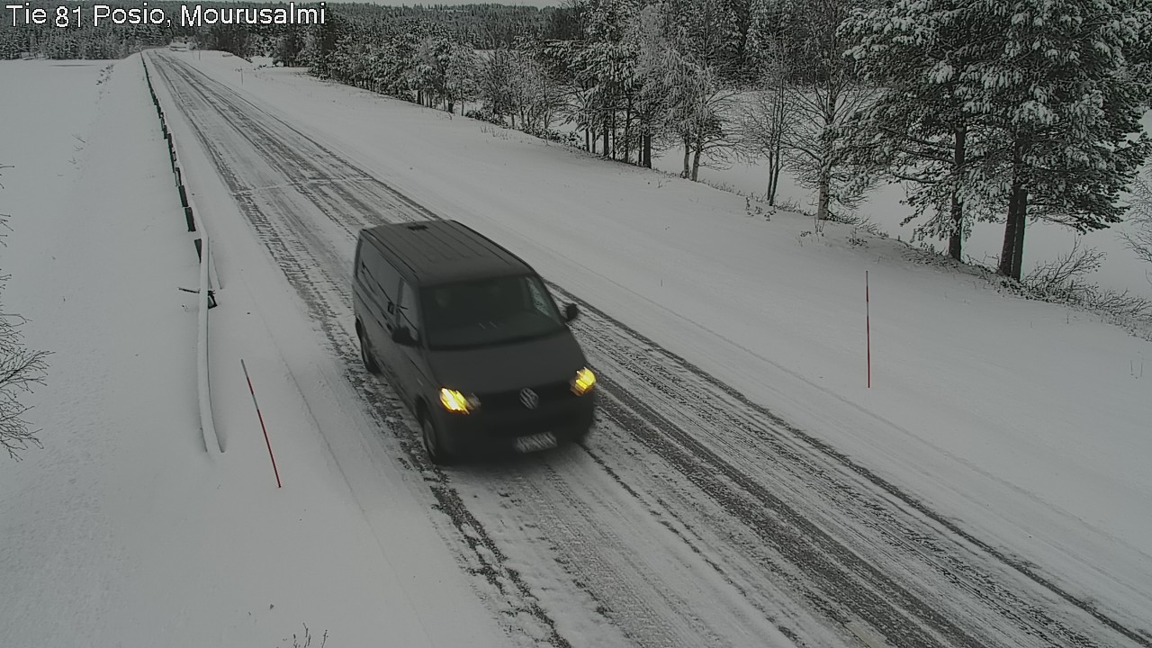 Weather Camera Image Väg 81 Posio, Mourusalmi, Posio, Lappi
