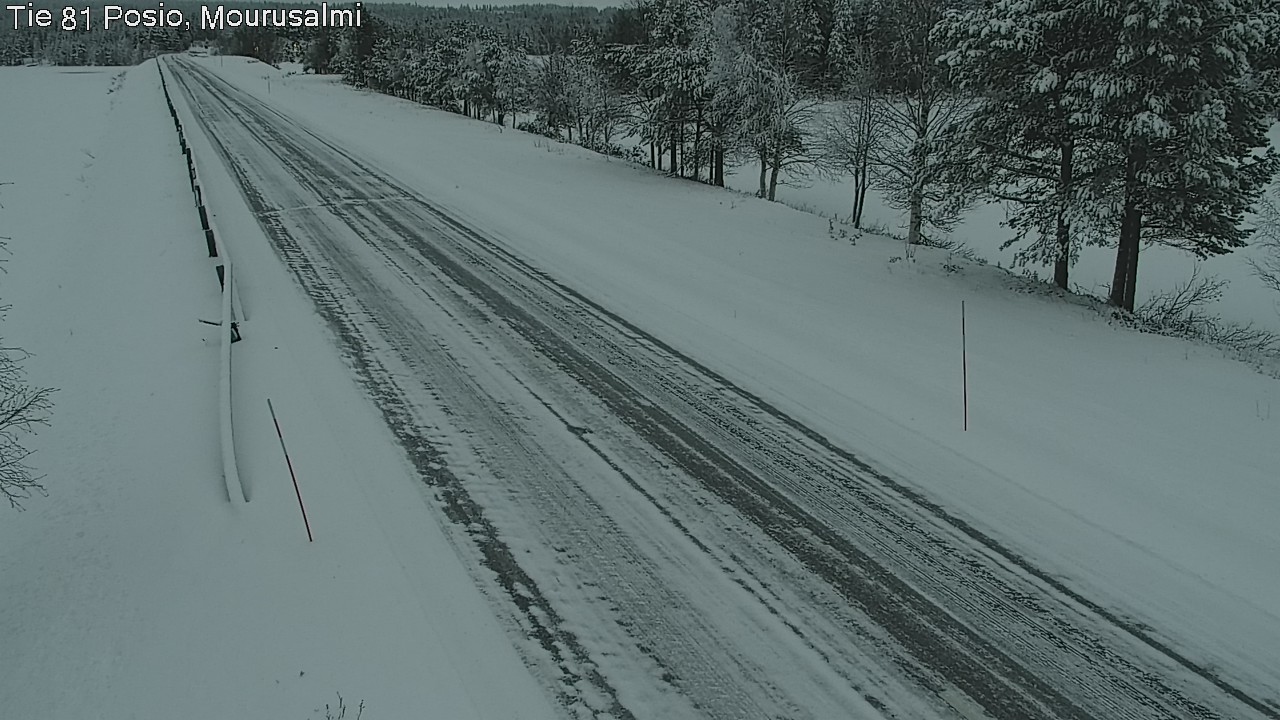 Weather Camera Image Väg 81 Posio, Mourusalmi, Posio, Lappi