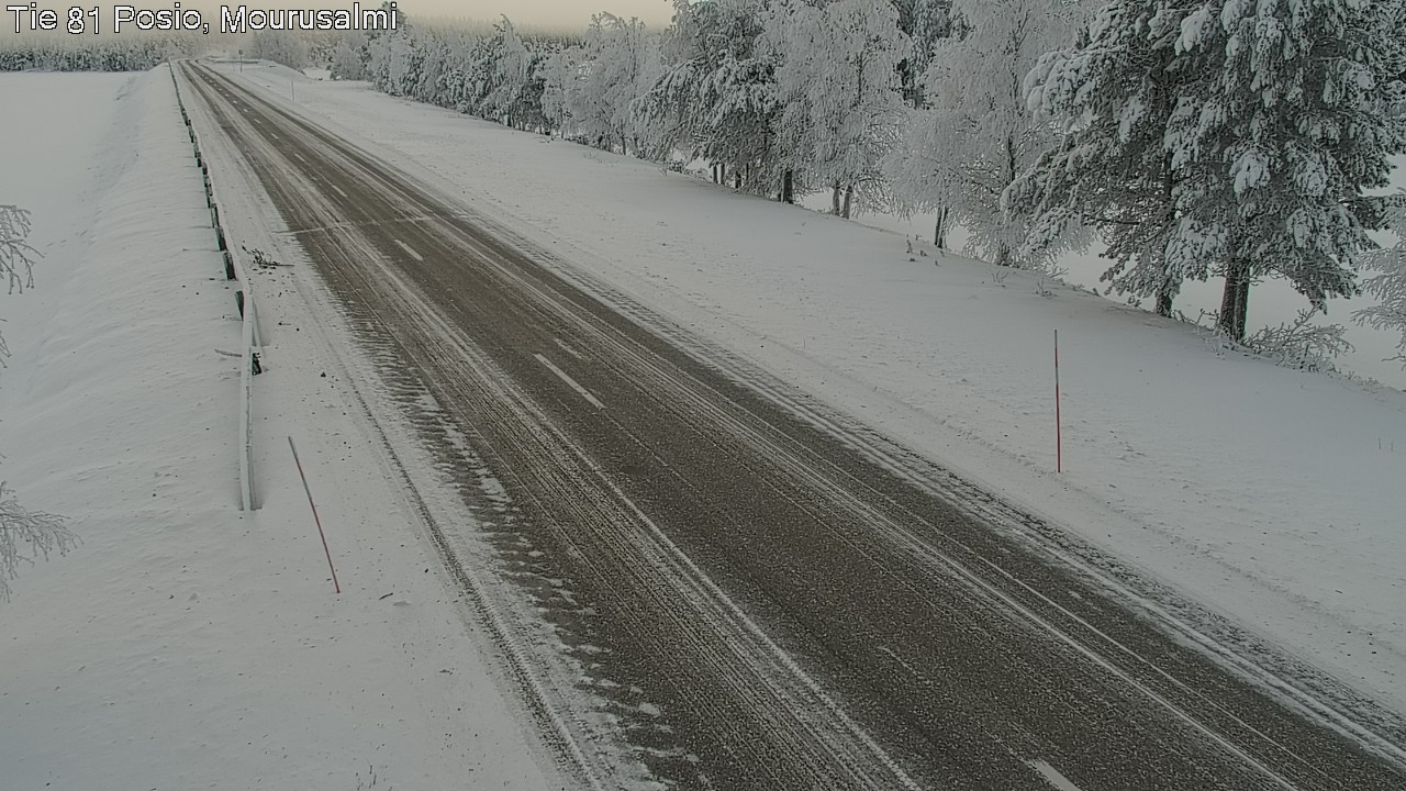 Kelikamerat Kuva Tie 81 Posio, Mourusalmi, Posio, Lappi