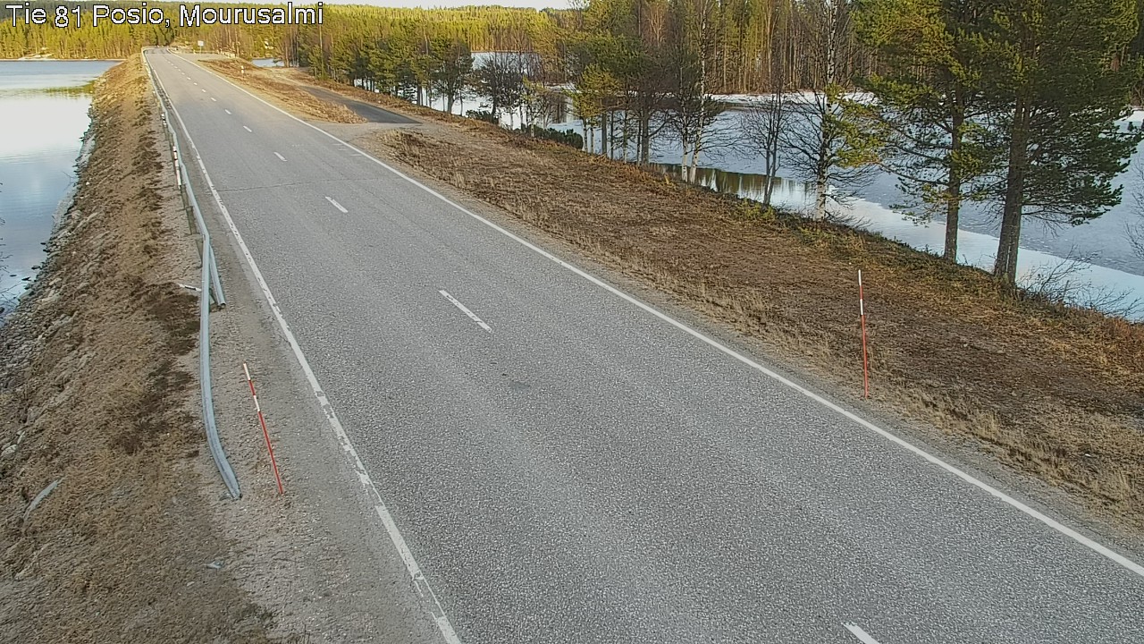 Weather Camera Image Väg 81 Posio, Mourusalmi, Posio, Lappi