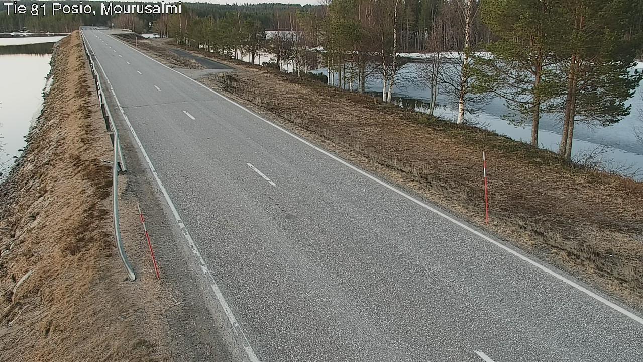 Weather Camera Image Road 81 Posio, Mourusalmi, Posio, Lappi
