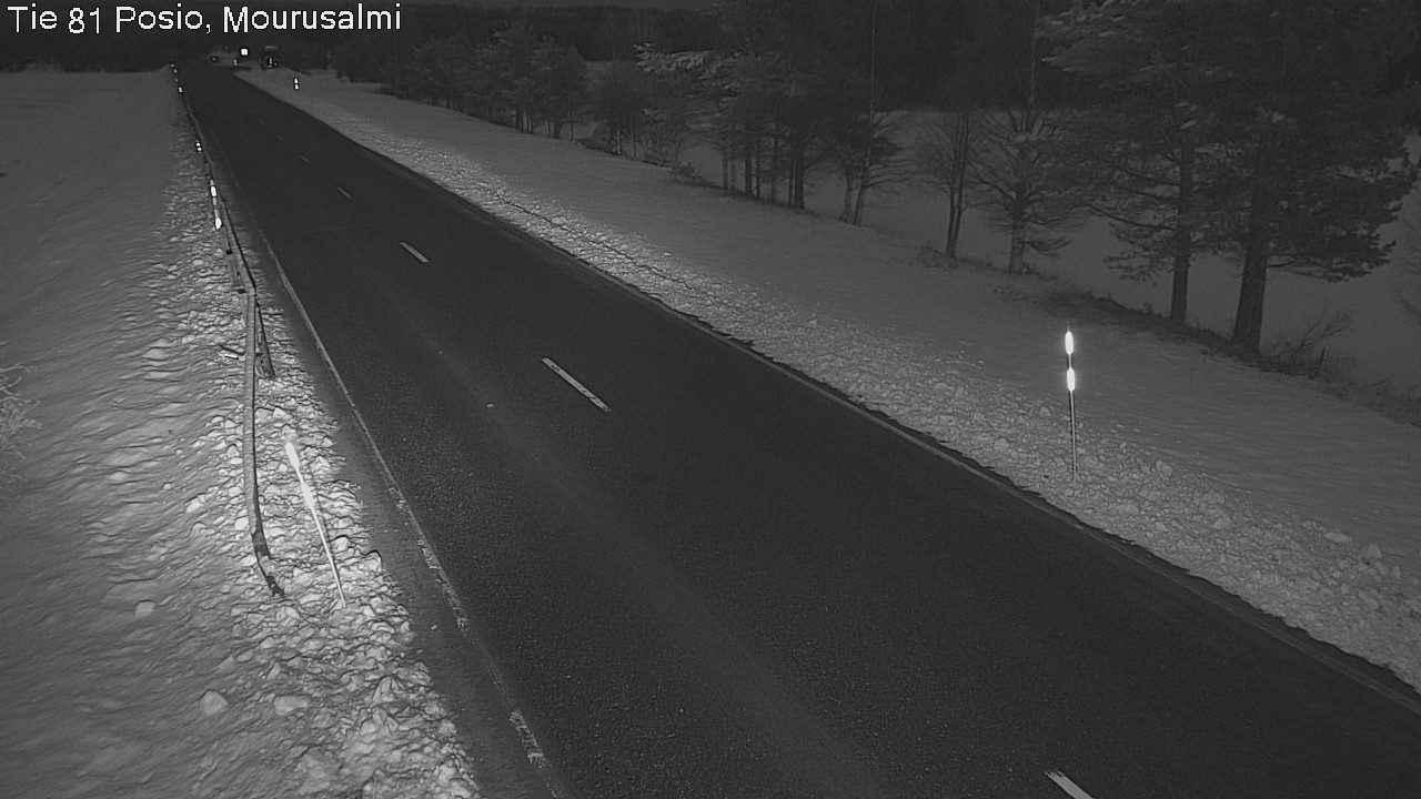 Kelikamerat Kuva Tie 81 Posio, Mourusalmi, Posio, Lappi