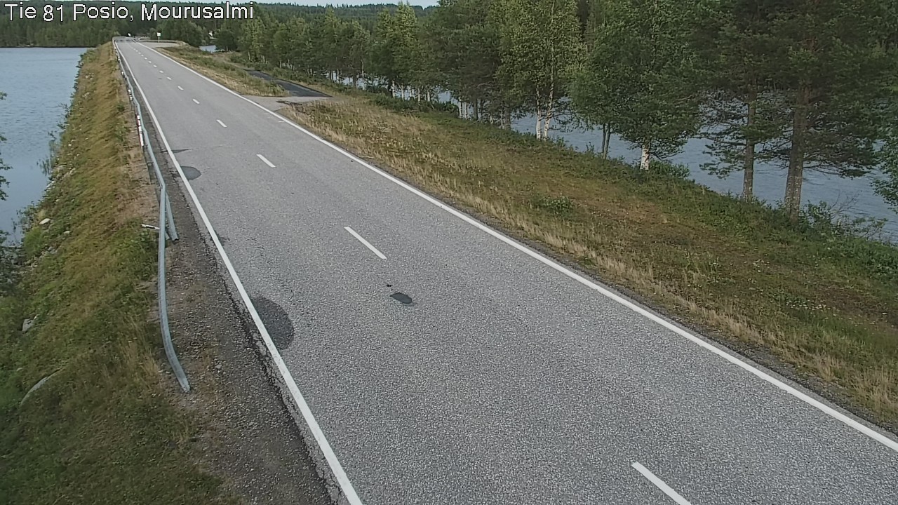 Kelikamerat Kuva Tie 81 Posio, Mourusalmi, Posio, Lappi