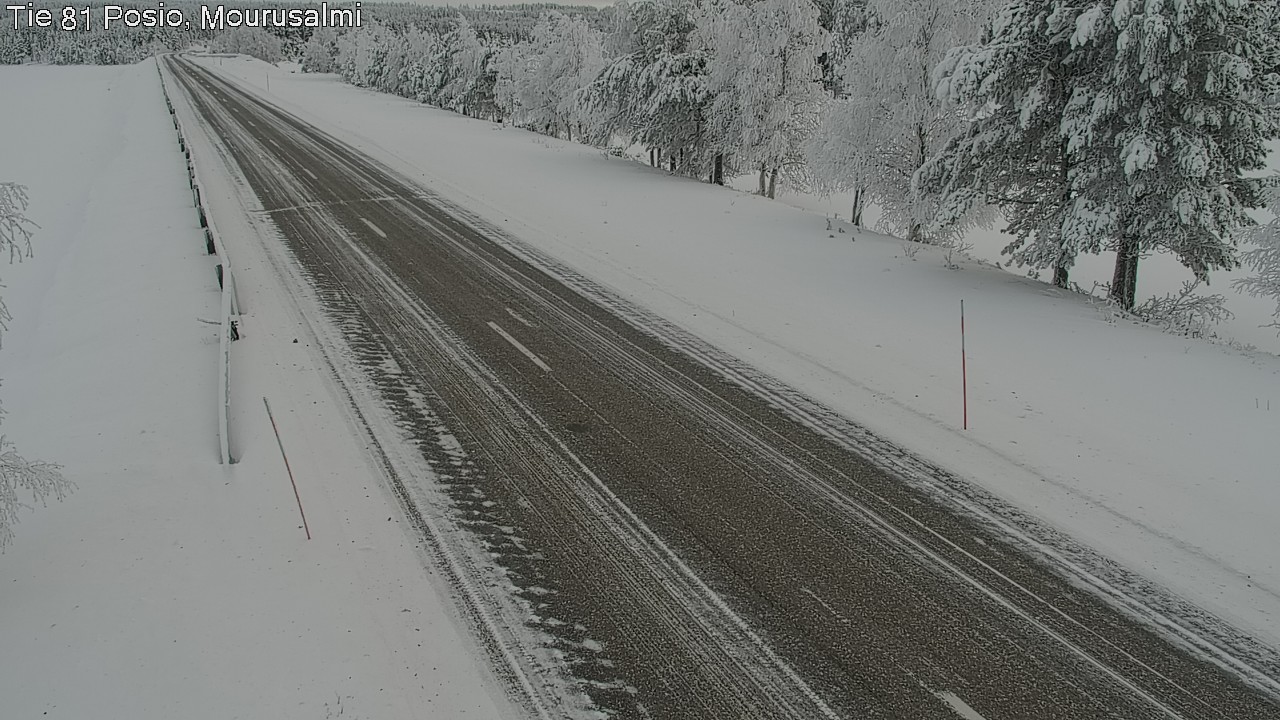 Kelikamerat Kuva Tie 81 Posio, Mourusalmi, Posio, Lappi