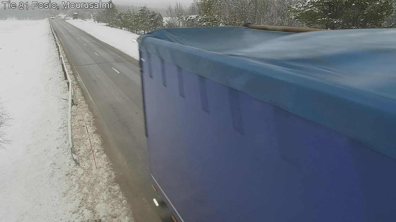 Kelikamerat Kuva Tie 81 Posio, Mourusalmi, Posio, Lappi