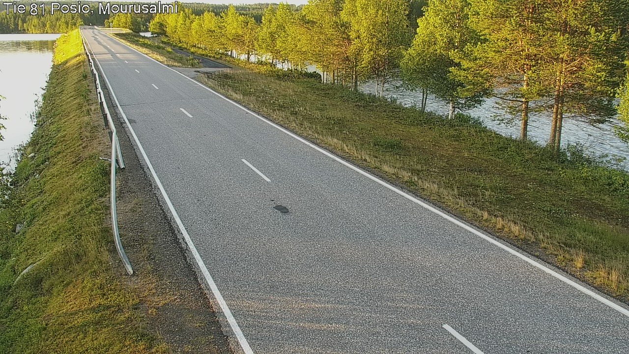 Kelikamerat Kuva Tie 81 Posio, Mourusalmi, Posio, Lappi