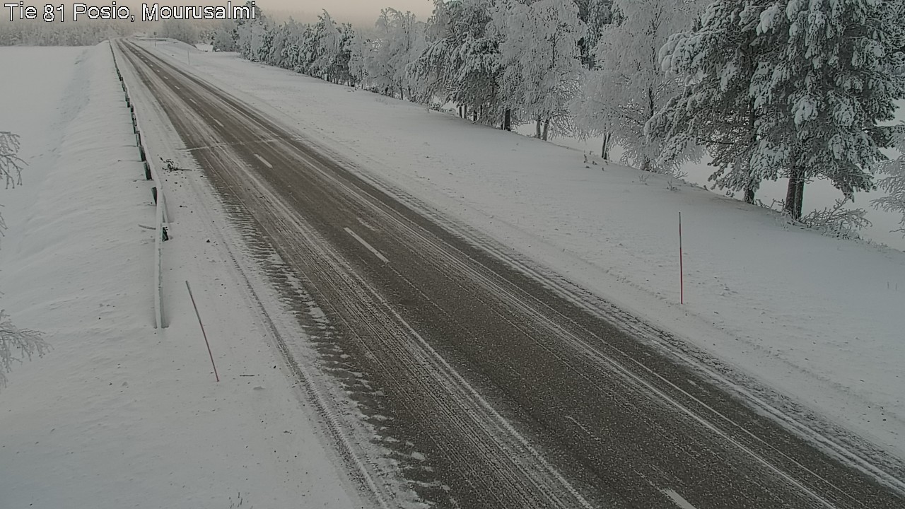 Kelikamerat Kuva Tie 81 Posio, Mourusalmi, Posio, Lappi