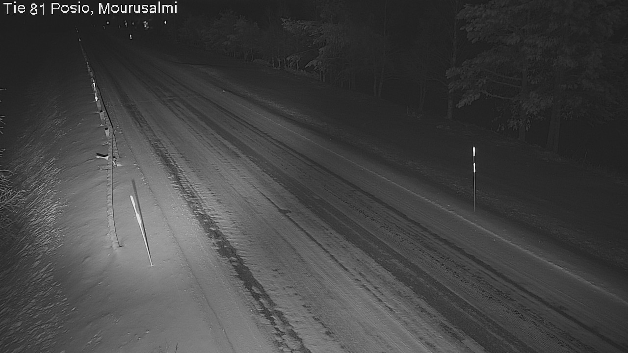 Weather Camera Image Väg 81 Posio, Mourusalmi, Posio, Lappi