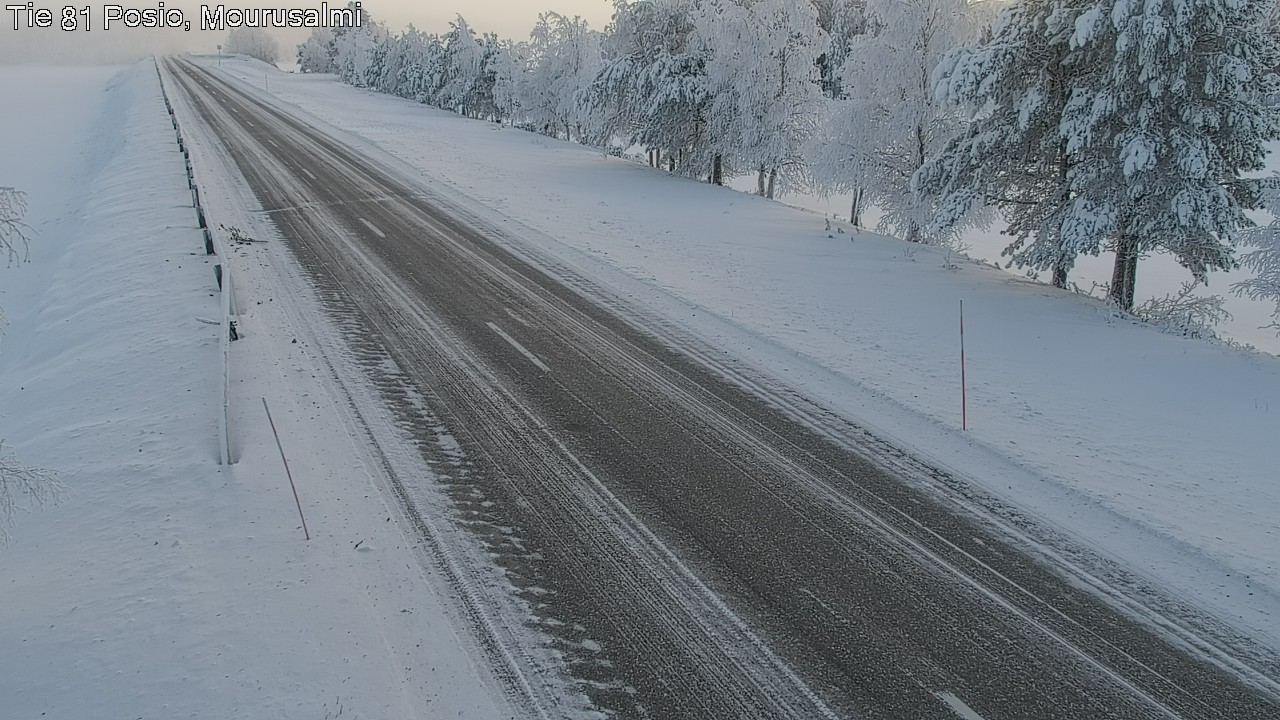 Weather Camera Image Road 81 Posio, Mourusalmi, Posio, Lappi
