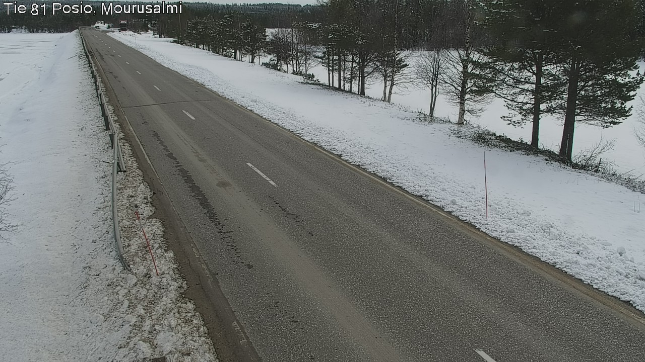 Weather Camera Image Väg 81 Posio, Mourusalmi, Posio, Lappi