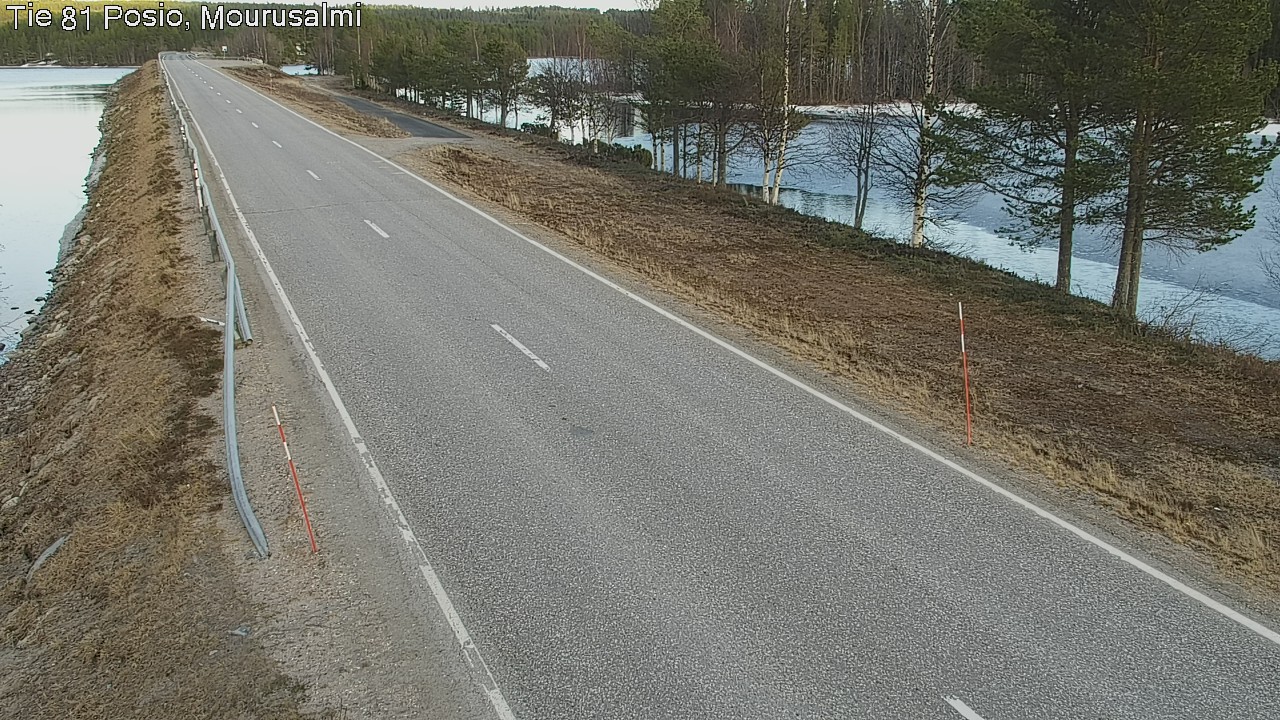 Weather Camera Image Väg 81 Posio, Mourusalmi, Posio, Lappi