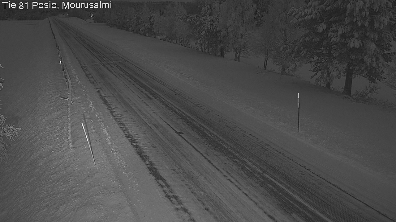 Weather Camera Image Väg 81 Posio, Mourusalmi, Posio, Lappi