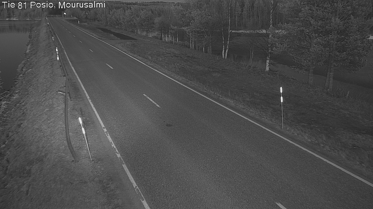 Weather Camera Image Väg 81 Posio, Mourusalmi, Posio, Lappi