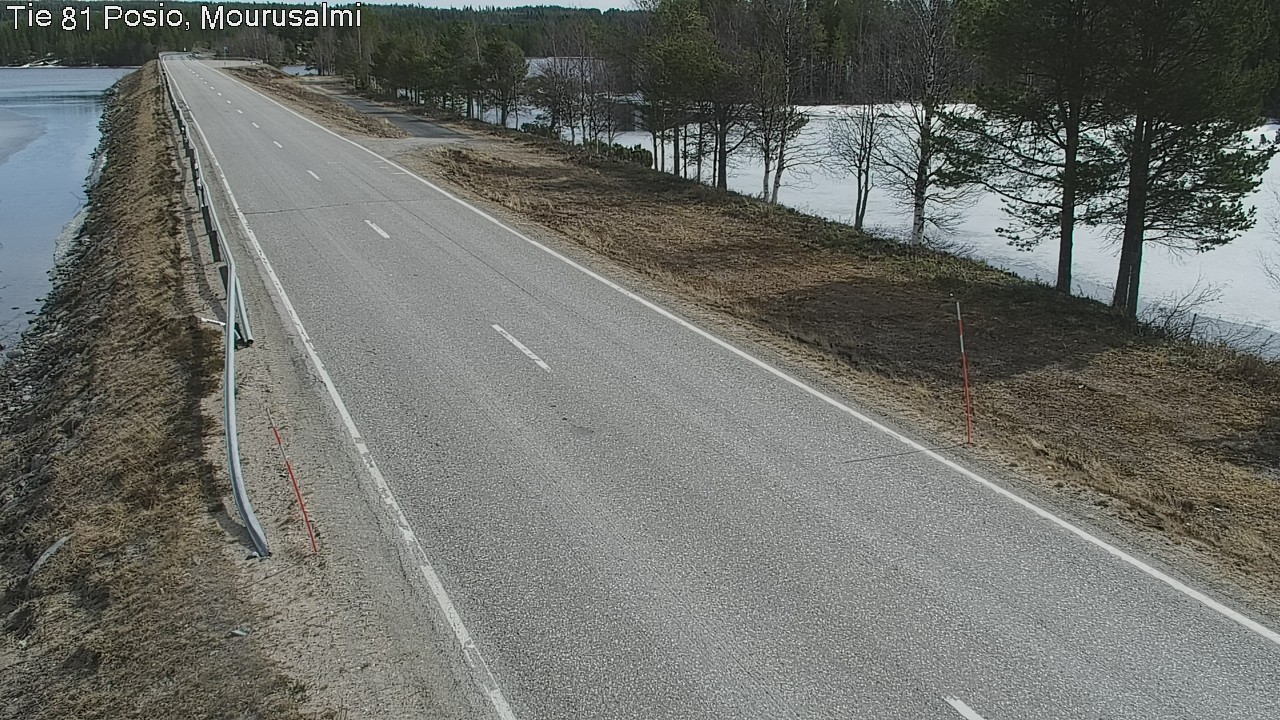 Weather Camera Image Väg 81 Posio, Mourusalmi, Posio, Lappi