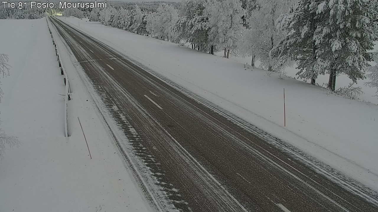 Kelikamerat Kuva Tie 81 Posio, Mourusalmi, Posio, Lappi
